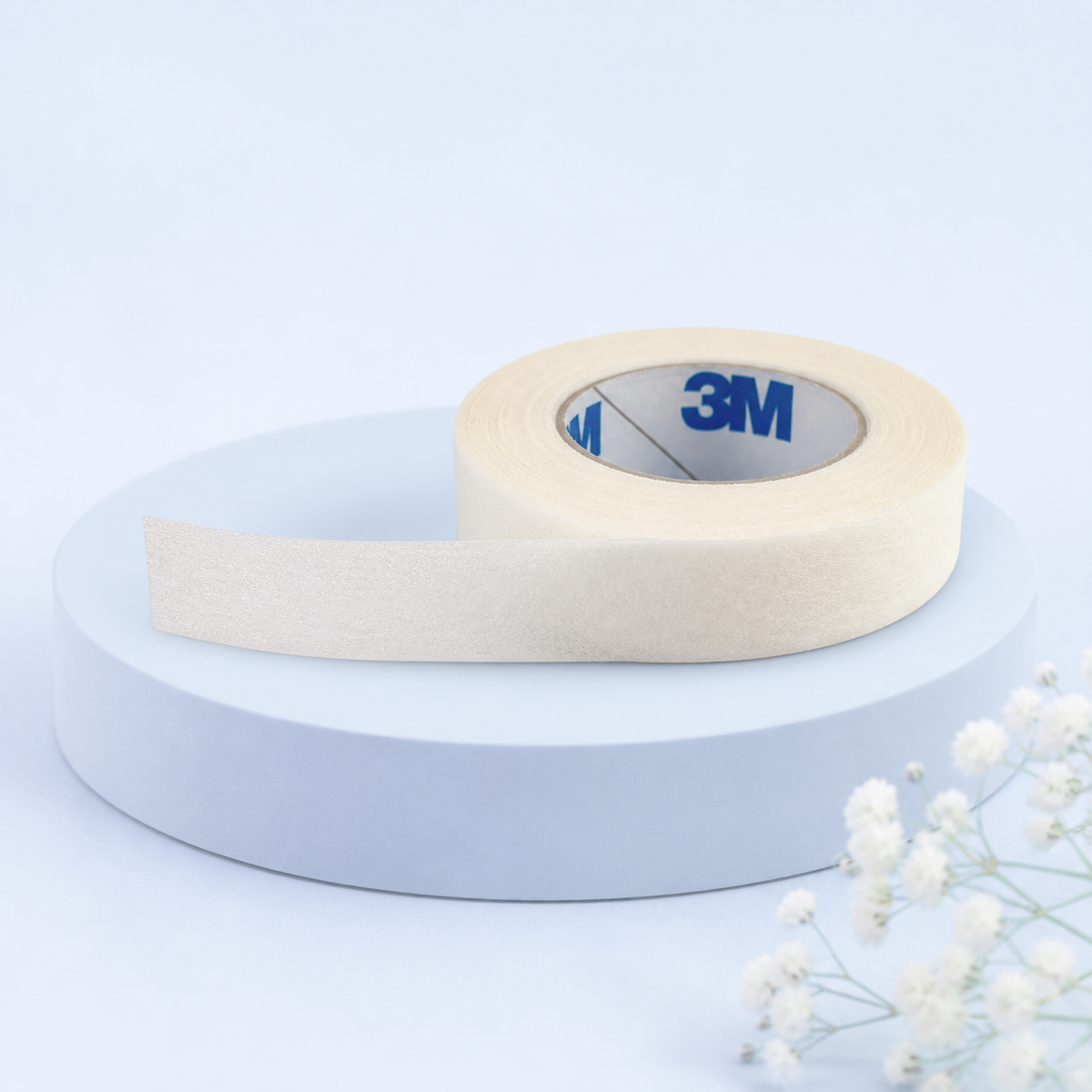 Fita adesiva em papel 3M Micropore com apresentação floral