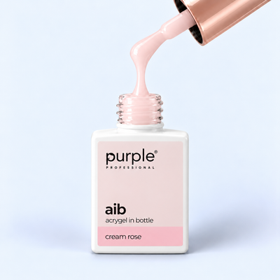 AIB - Acrygel in a Bottle Cream Rose - Purple