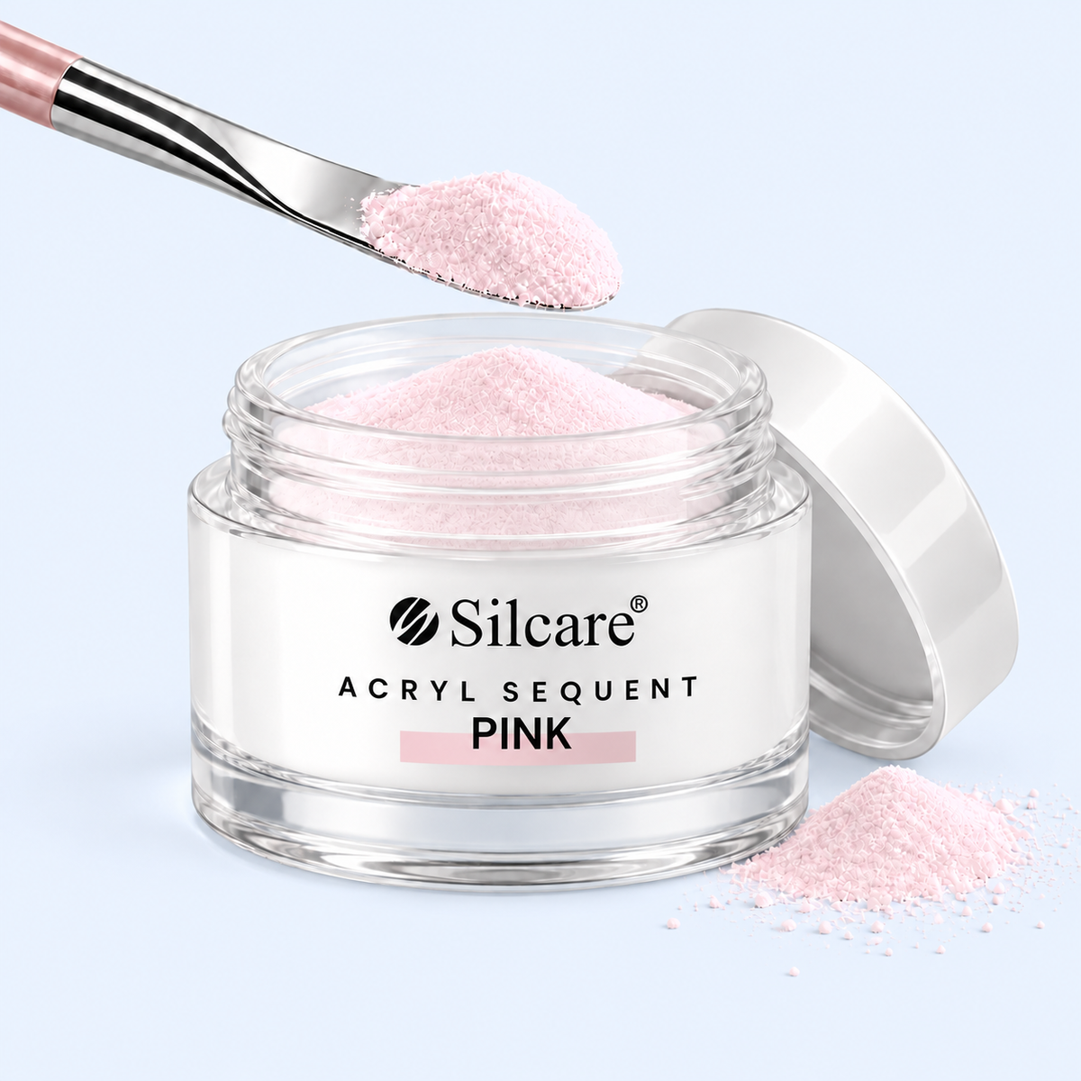 Acrílico Sequent Pink Clear - Silcare