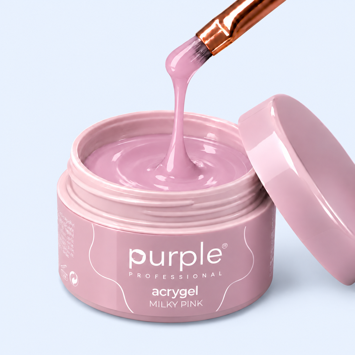 Acrygel Combi Milky Pink - Purple