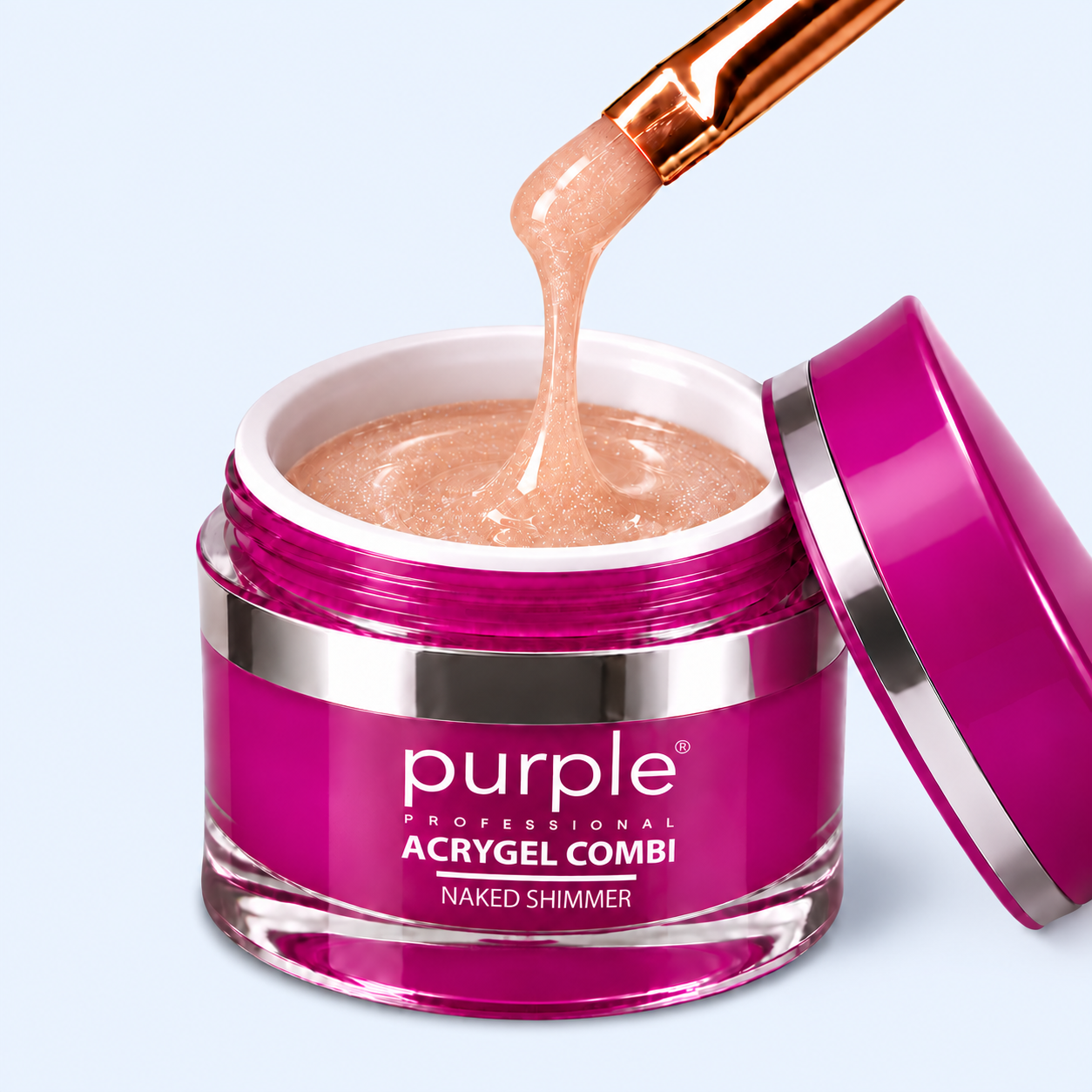 Acrygel Combi Naked Shimmer - Purple