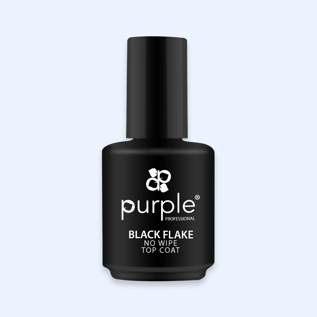 Black Flake - Top Coat No Wipe Purple