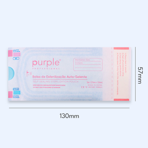 Bolsas de Esterilização Auto-Selantes Purple