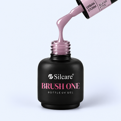 Brush One Bottle Gel Silcare - Urban Storm