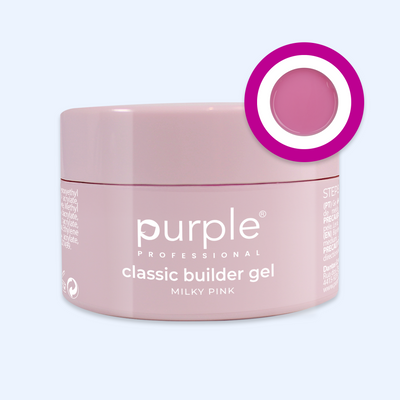 Gel Classic Builder Milky Pink - Purple