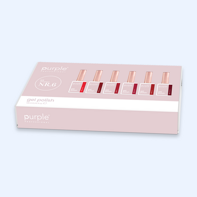 Verniz Gel Purple - Caixa Coleção Nº6 6uni.