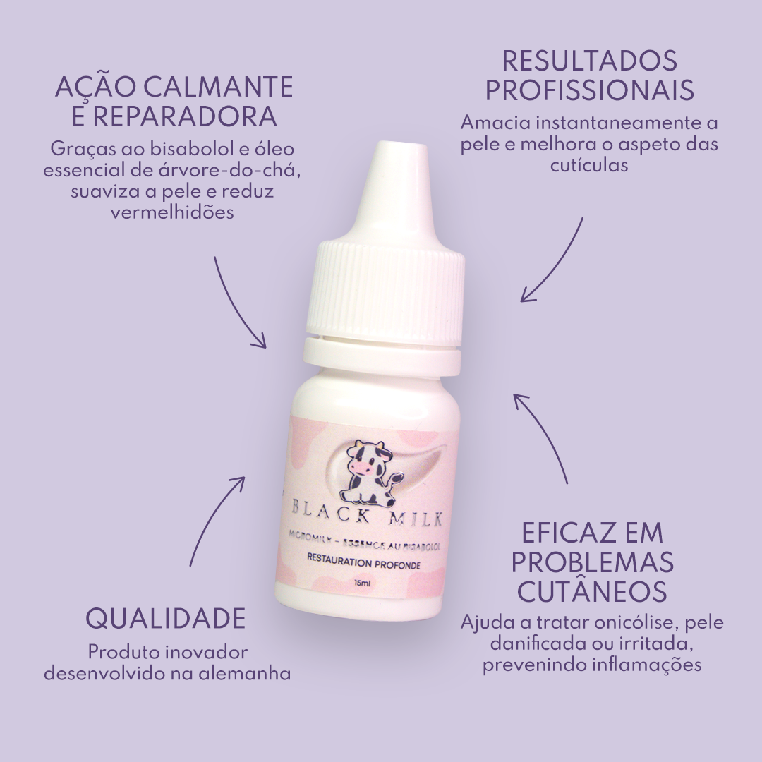 Cera Líquida de Cutículas Black Milk - Smirnova