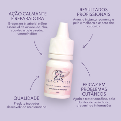Cera Líquida de Cutículas Black Milk - Smirnova