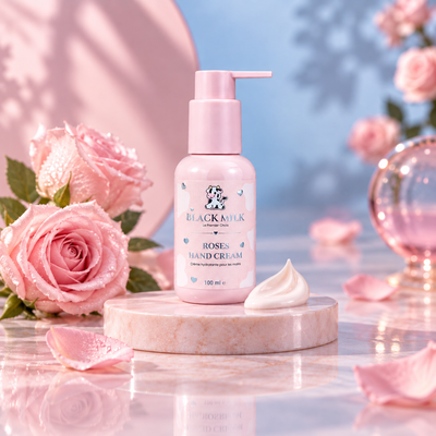 Creme de Mãos Roses Black Milk 100 ml - Smirnova — textura e detalhe