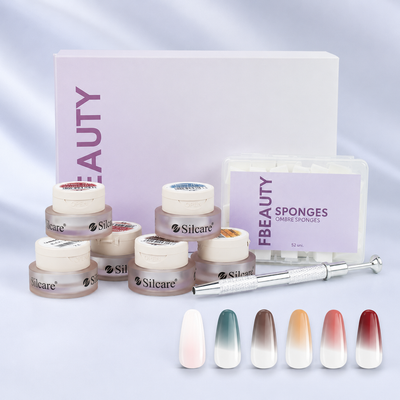 Kit Ombre Gel Rose & Sun - Silcare