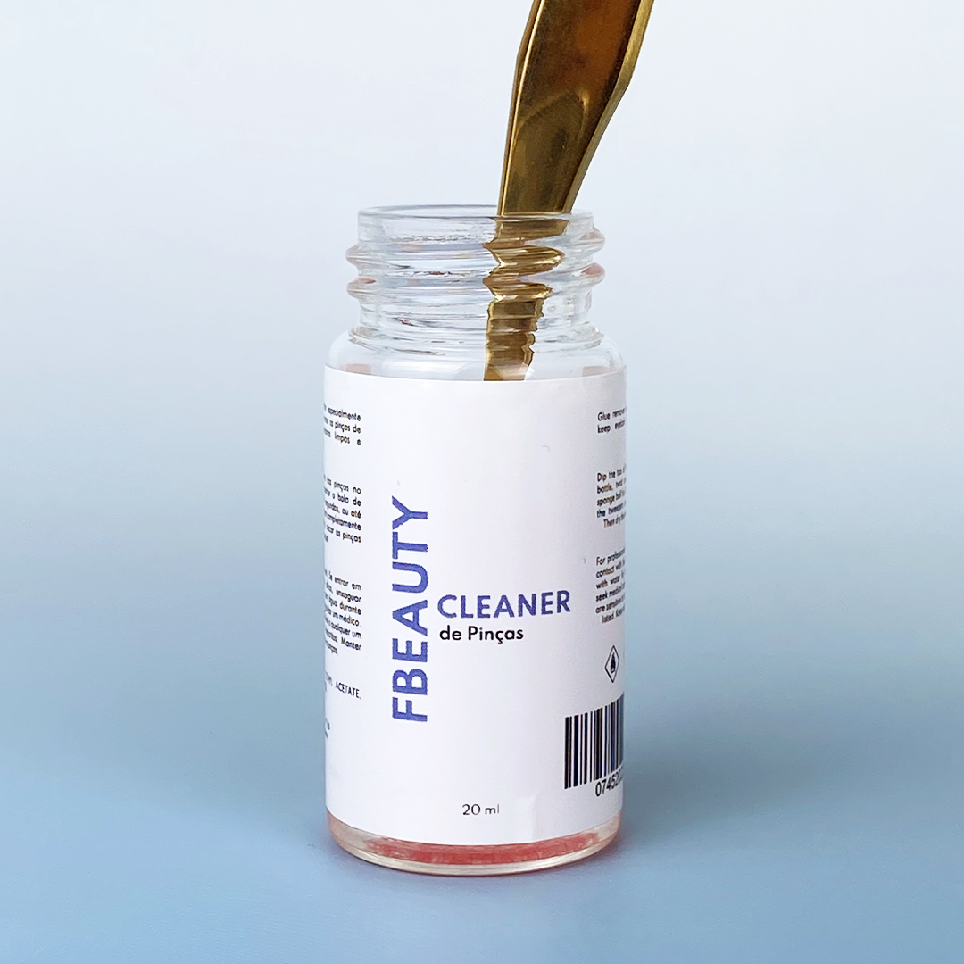Cleaner de Pinças - Removedor de Cola para Pinças