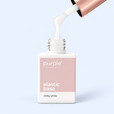 Elastic Base Milky White - Purple