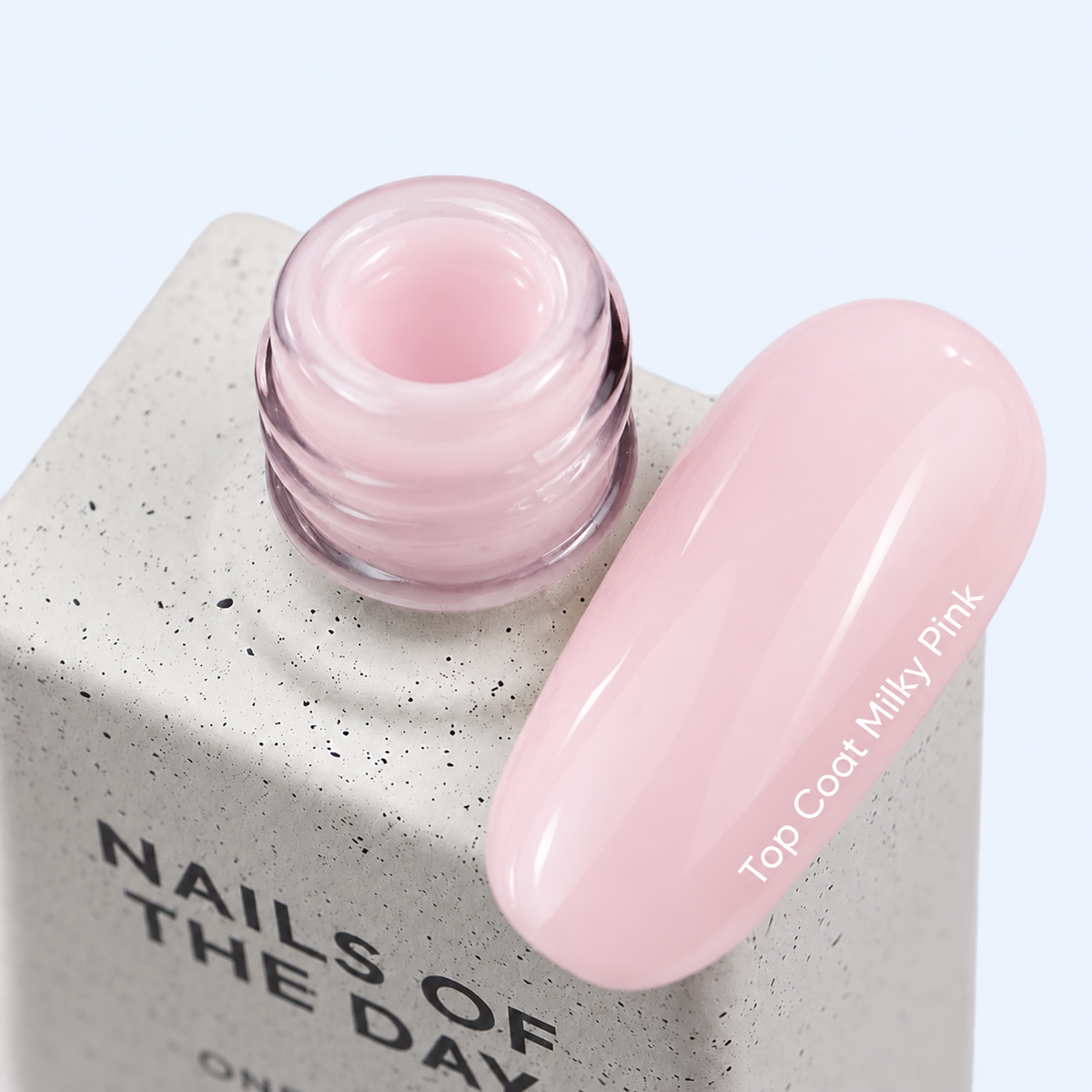 Top Coat Milky Pink - NailsOfTheDay