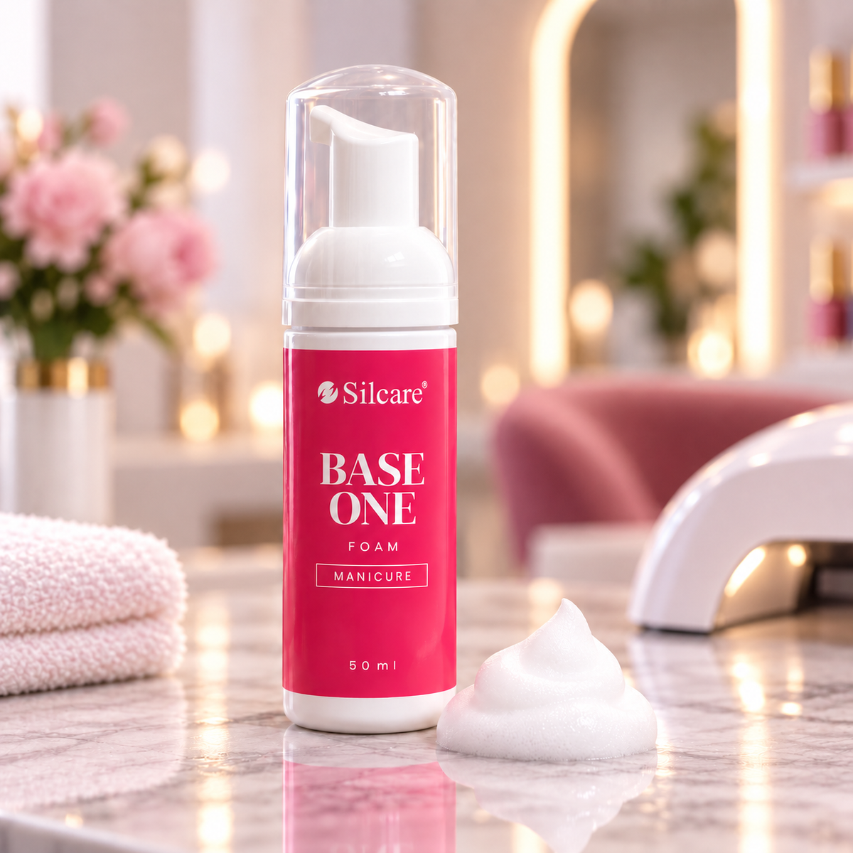 Espuma de Limpeza para Manicure Base One - Silcare