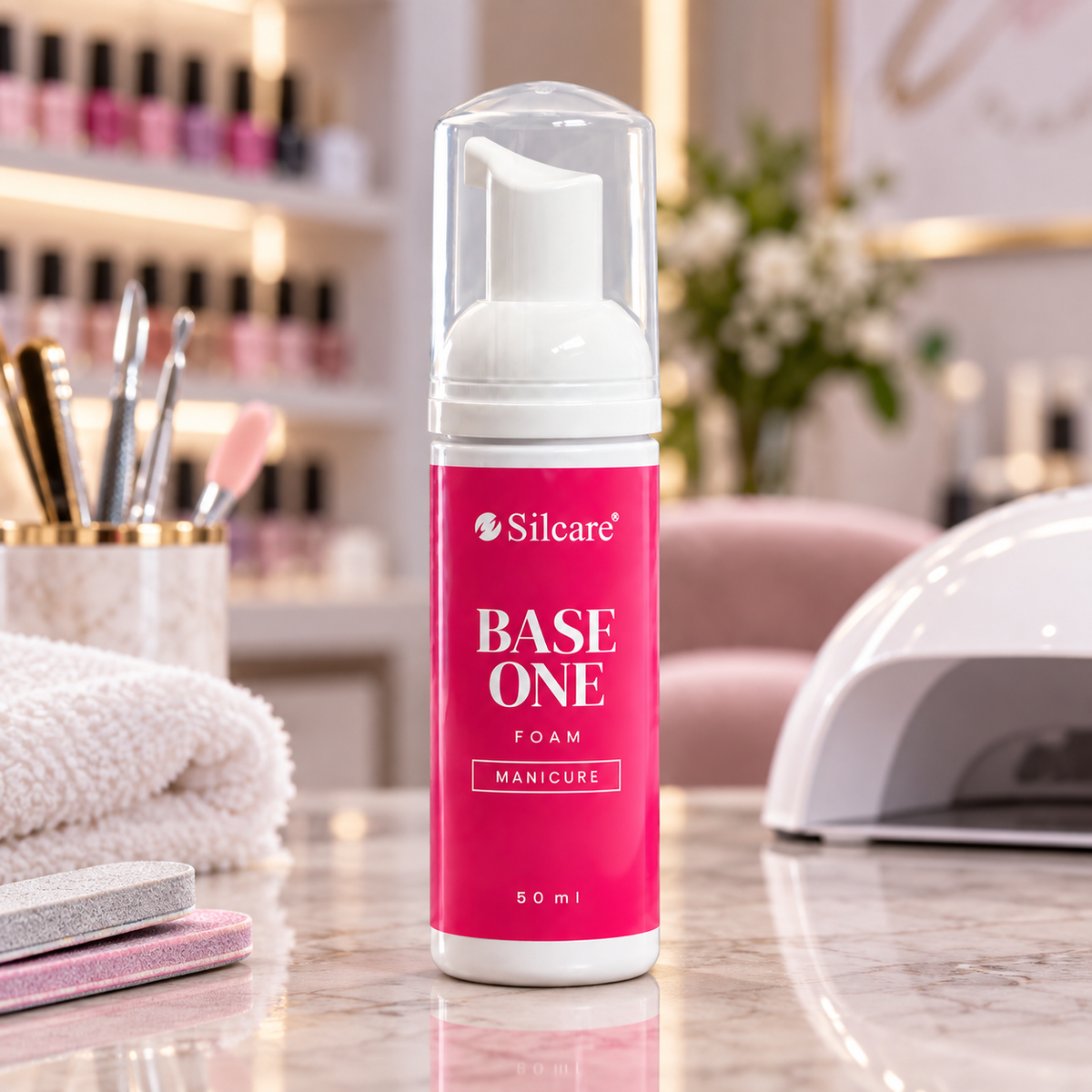 Espuma de Limpeza para Manicure Base One - Silcare