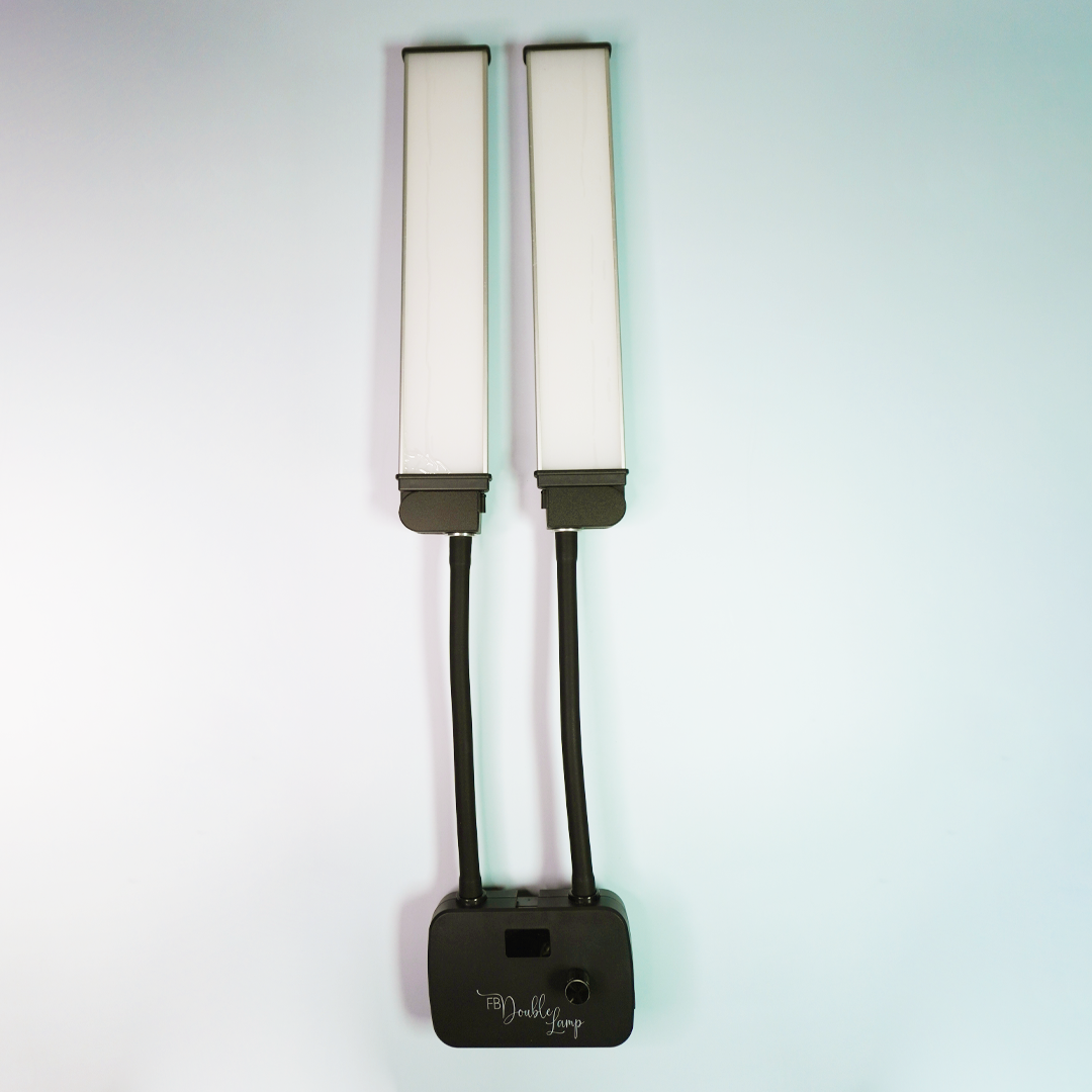 Kit FB Double Lamp - Kit Iluminação Led c/ Braço Duplo + Tripé FB