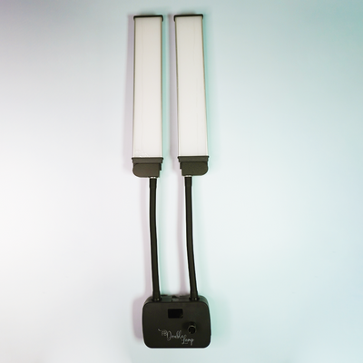 Kit FB Double Lamp - Kit Iluminação Led c/ Braço Duplo + Tripé FB