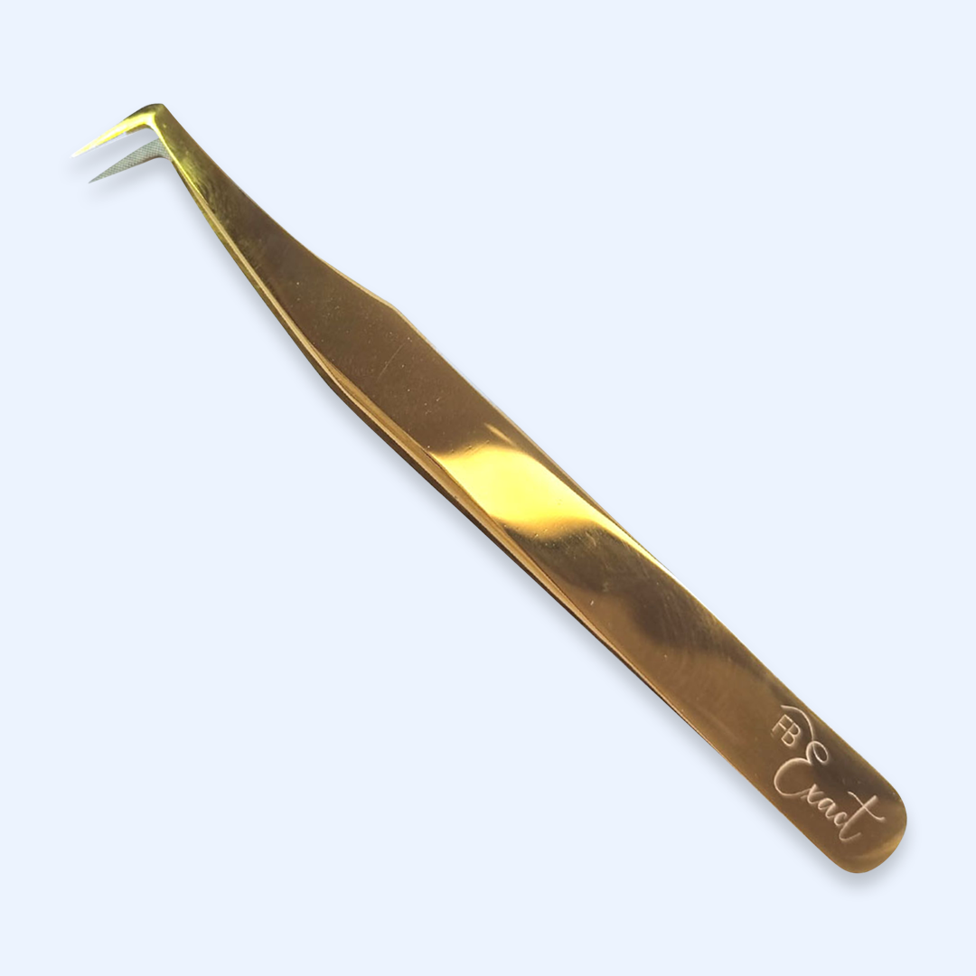 FB Exact 90º FBE1 Microgrip - Pinça para extensão de pestanas
