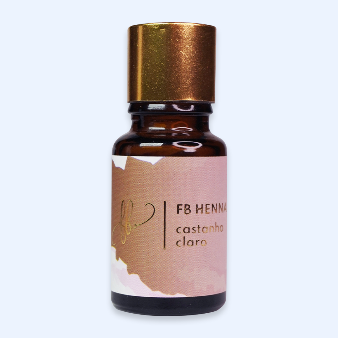 FB Henna Pigmento Castanho Claro - Henna para Sobrancelhas