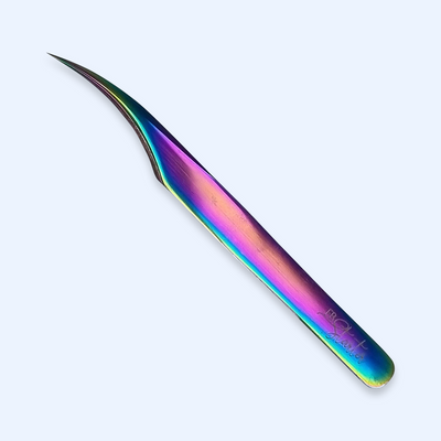 FB Starter Semi-Curva Holográfica - Pinça para extensão de pestanas