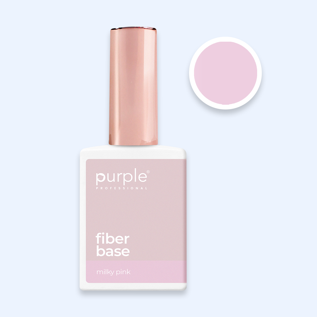 Fiber Base Milky Pink - Purple