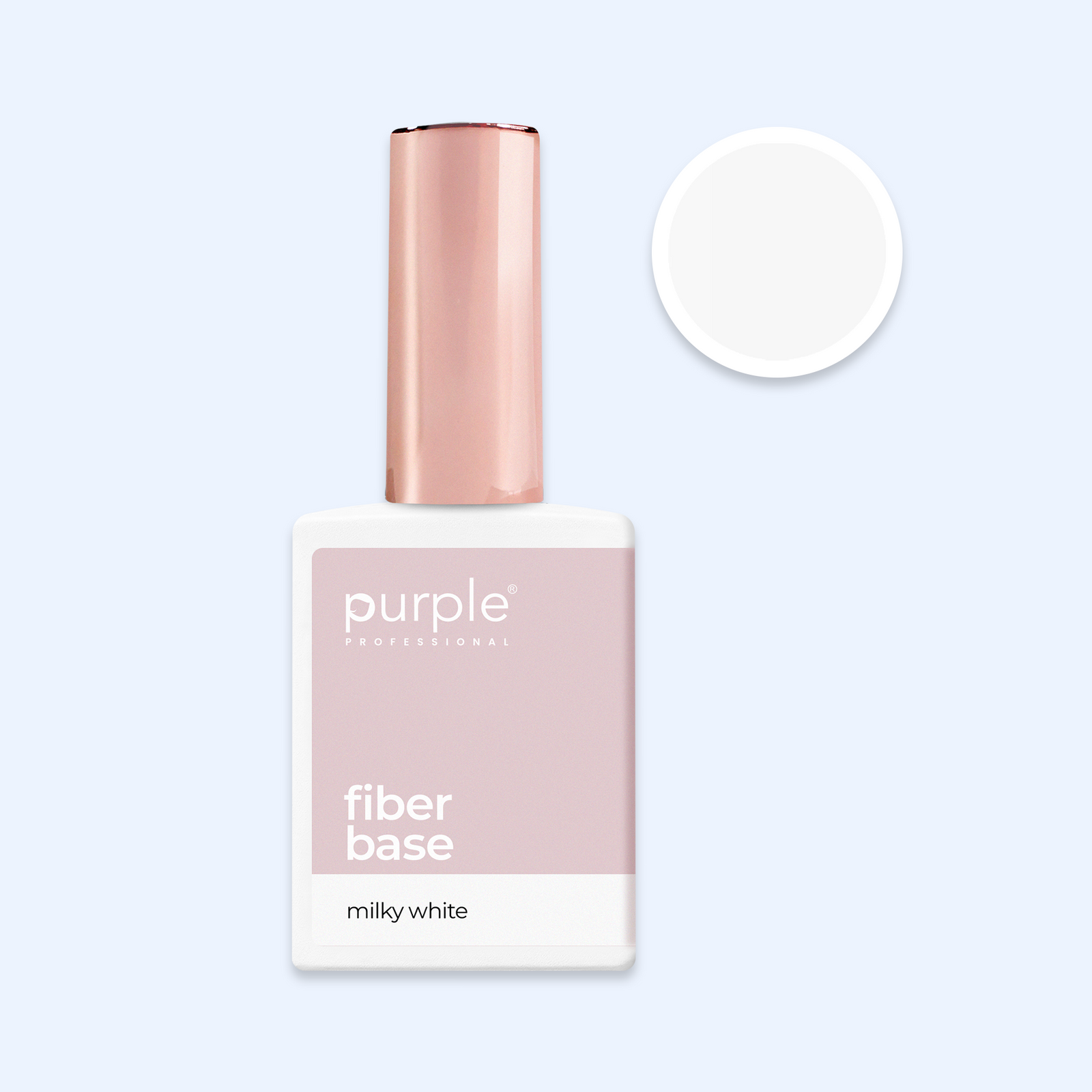 Fiber Base Purple - Milky White