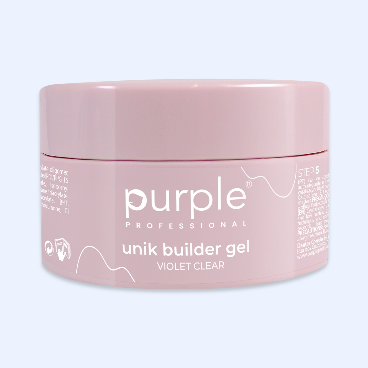 Gel Builder Unik Violet Clear - Purple