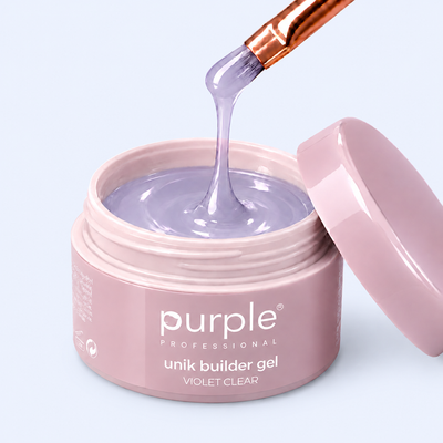 Gel Builder Unik Violet Clear - Purple