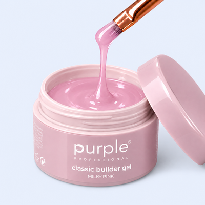 Gel Classic Builder Milky Pink - Purple