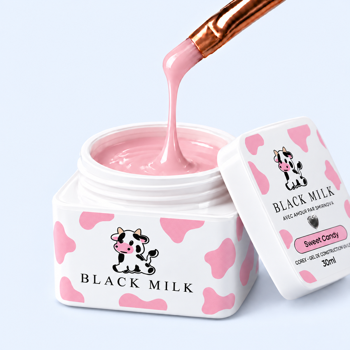 Gel Construtor Corex Sweet Candy Black Milk 30 ml - Smirnova