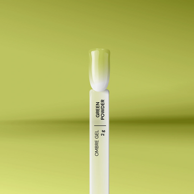 Gel Ombre Green Powder - Silcare