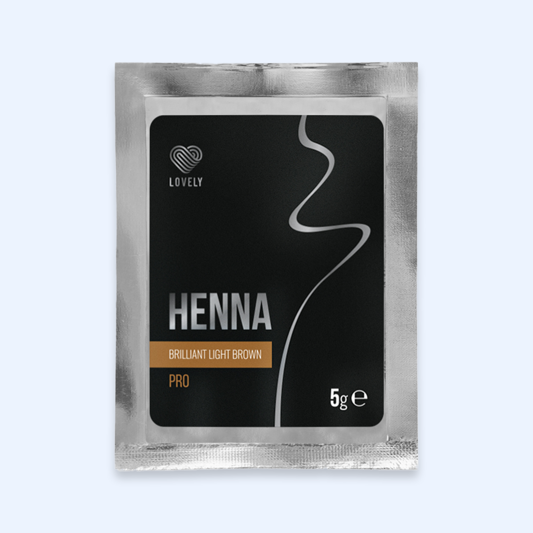 Henna para Sobrancelhas Brow Pro Brilliant Light Brown - Lovely