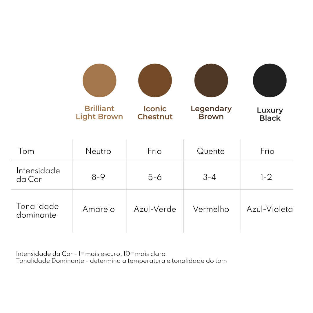 Henna para Sobrancelhas Brow Pro Brilliant Light Brown - Lovely