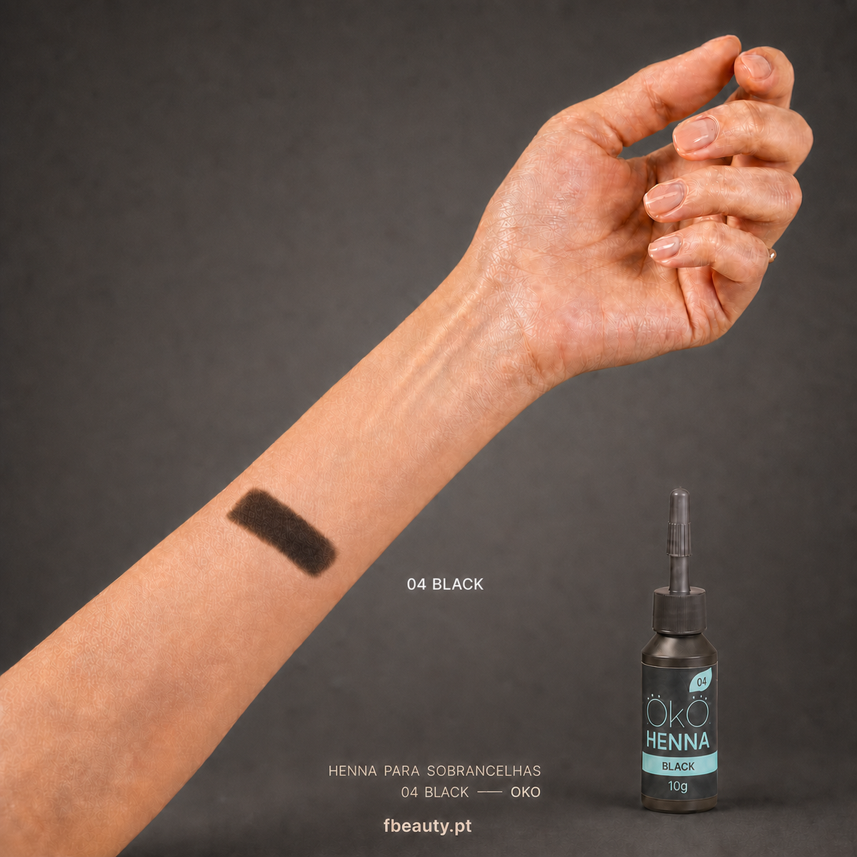 Henna para Sobrancelhas 04 Black - OKO