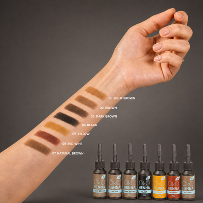 Henna para Sobrancelhas 01 Light Brown - OKO
