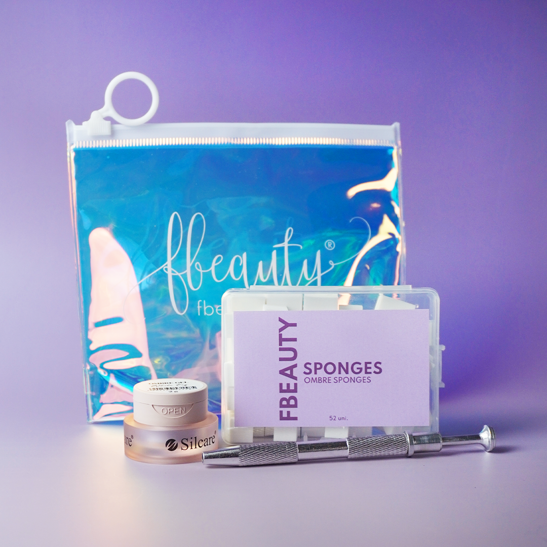 Kit Ombre Gel White Fog Starter - Silcare