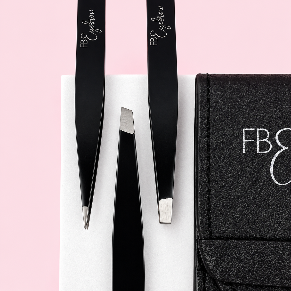 Kit FB Eyebrow Trio Essencial - Pinças para sobrancelhas