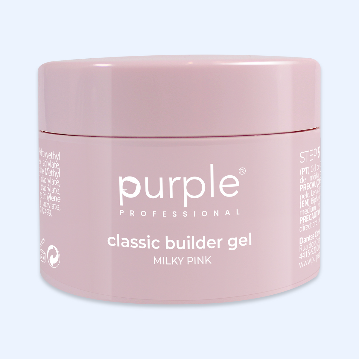 Gel Builder Milky Pink - Purple