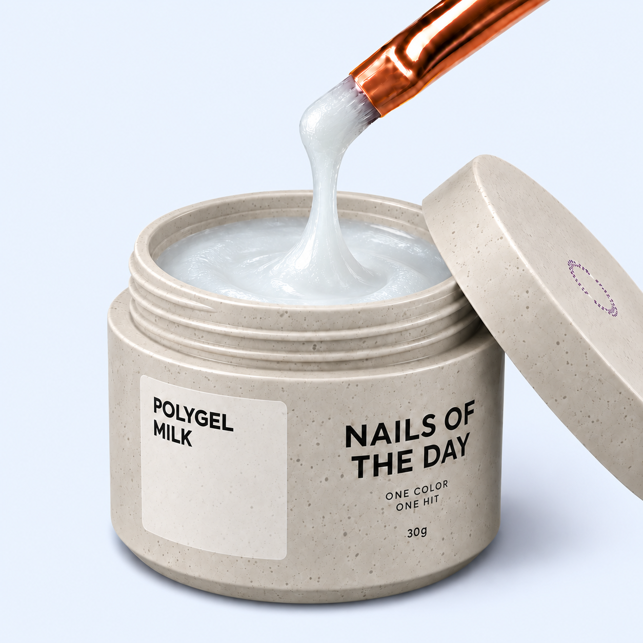 Polygel Milk - NailsOfTheDay