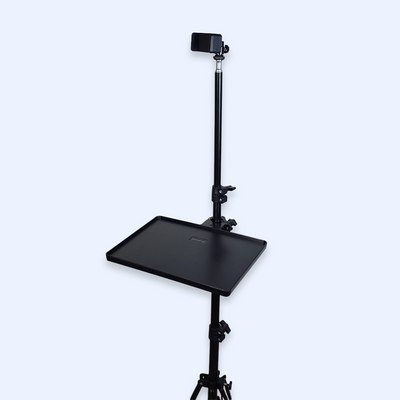 Kit Tripé para telemóvel com Tabuleiro
