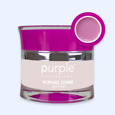 Acrygel Combi Milky Pink - Purple