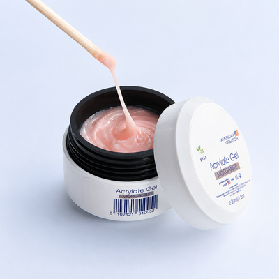 Boião aberto Acrylate Gel Morganite American Creator rosa pêssego pálido
