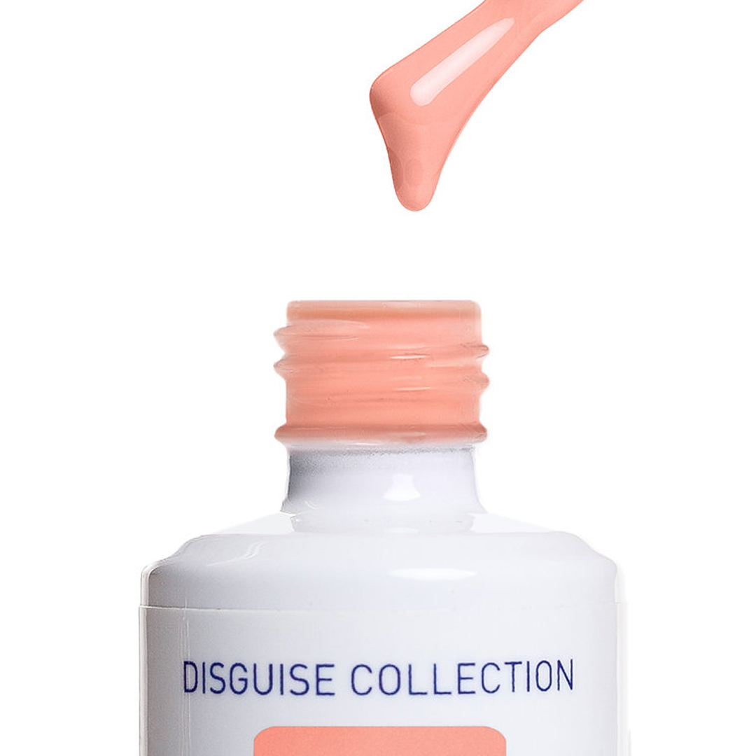 Textura e cor do American Creator Color Gel Disguise Collection A junto ao frasco aberto