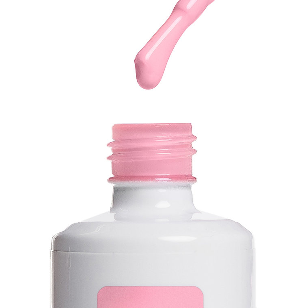 Textura e cor do American Creator Color Gel Voluntary junto ao frasco aberto