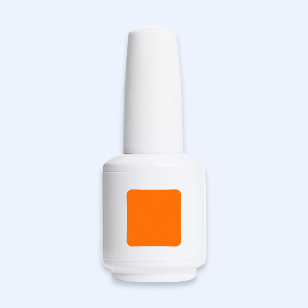 American Creator Color Gel Wrangler em frasco branco com amostra da tonalidade sobre fundo azul-claro