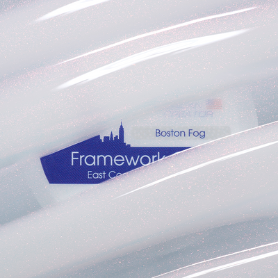 Textura cinzento leitoso com brilho rosado do American Creator Framework Gel Boston Fog 30 ml