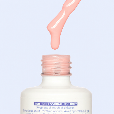 Pincel com Base Gel Faithful American Creator rosa coral no frasco