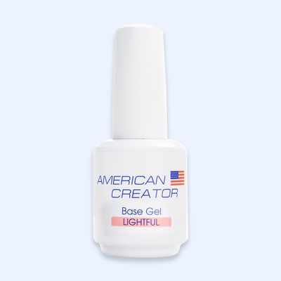 Frasco Base Gel Lightful American Creator 15ml