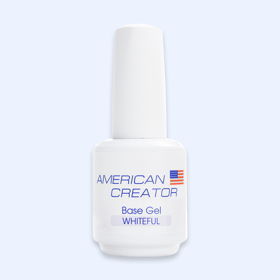 Frasco Base Gel Whiteful American Creator 15ml