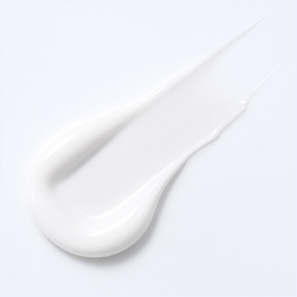Amostra da cor Whiteful branco leitoso translucido American Creator